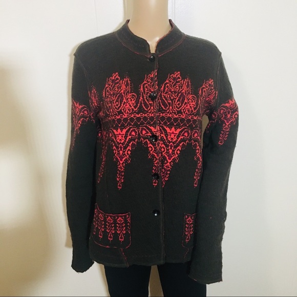 Free People Wool Fitted Sweater Jacket - Picture 2 of 5